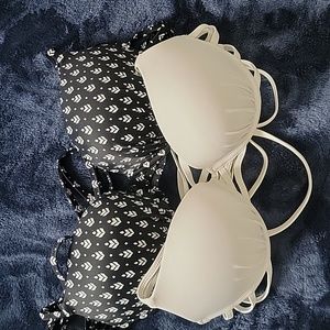 Shade & Shore push-up swim tops